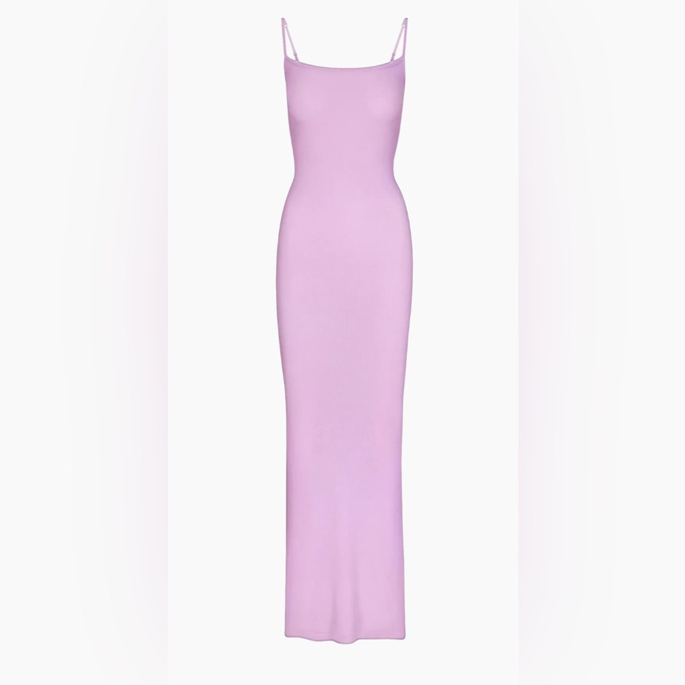 NWT Skims Purple Soft Lounge Slip Maxi Dress